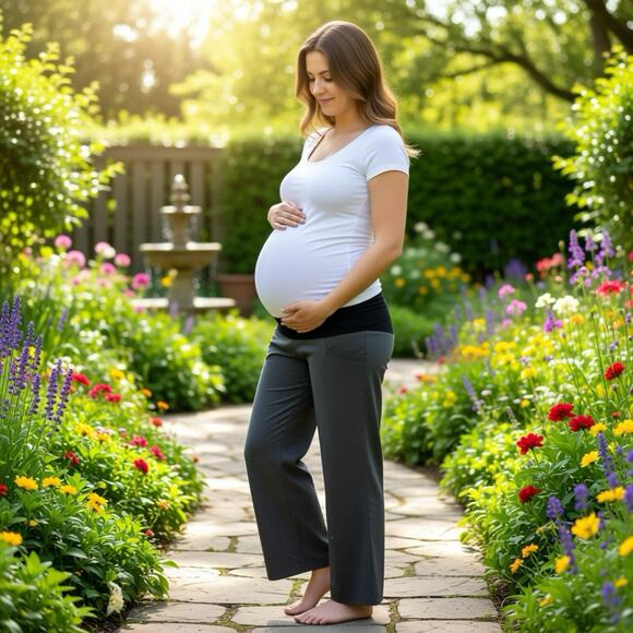 Liz Lange Pants - LIZ LANGE Maternity Casual Dress Pants Flare Leg PullOn Pocket Gray Black Y2K 18